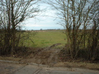 10.03.2009 - Rod Lord The speed bump - Fifield Road (from NEWS - 'New hole in the hedge')