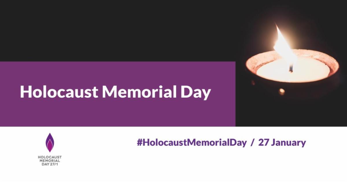 Graphic from Holocaust Memorial Day Trust. Holocaust Memorial Day 27 January 2025