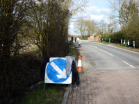 28.03.2010 - Rod Lord - Fifield Road near speed bump - Volunteers clear ditch