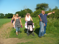 June 2010 - Alison Brayshaw - OGAFCA family ramble - there’s lots to see during the walk